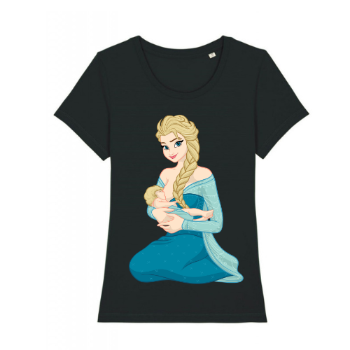 T-shirt bio Elsa maman et enfant