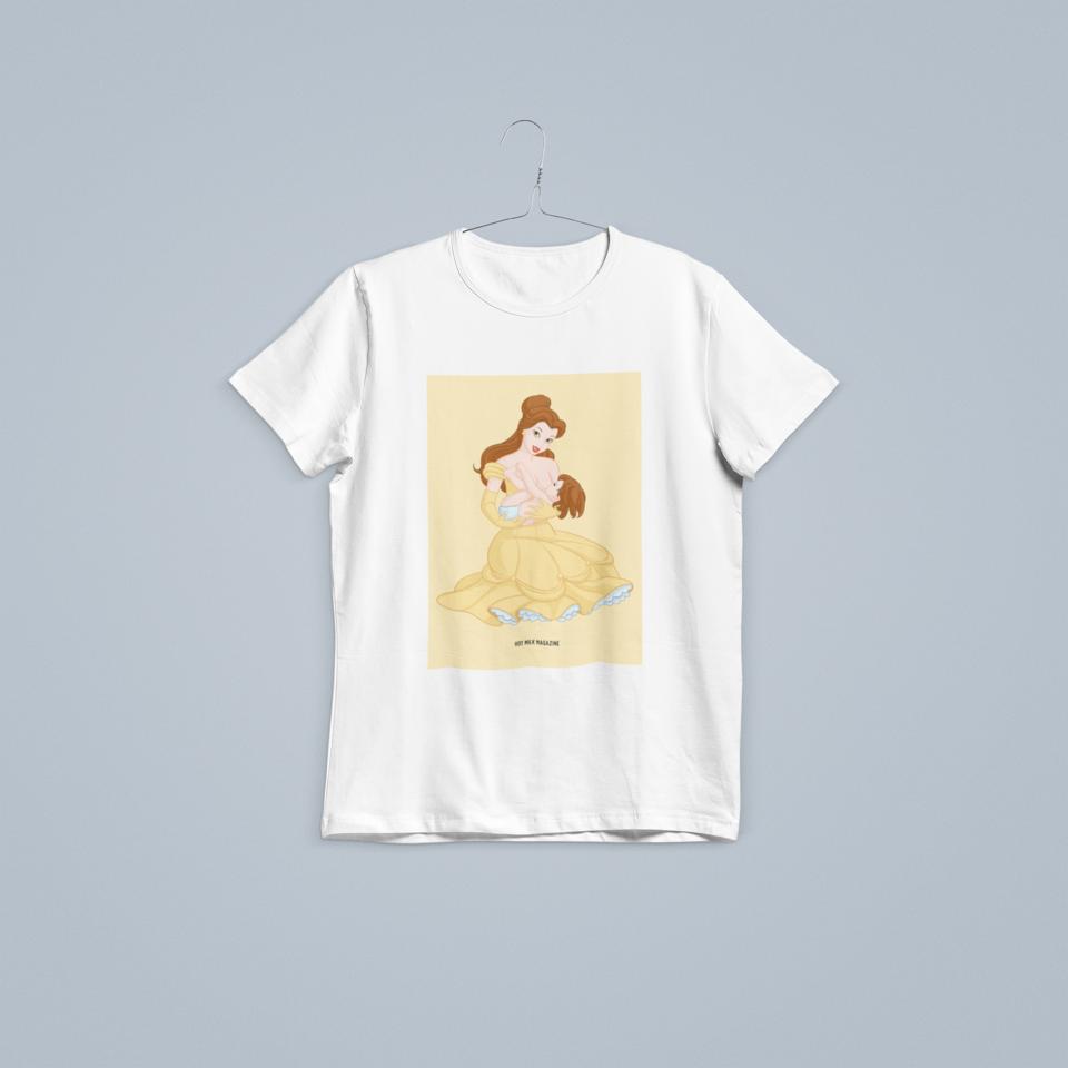 T-shirt bio Belle version allaitement