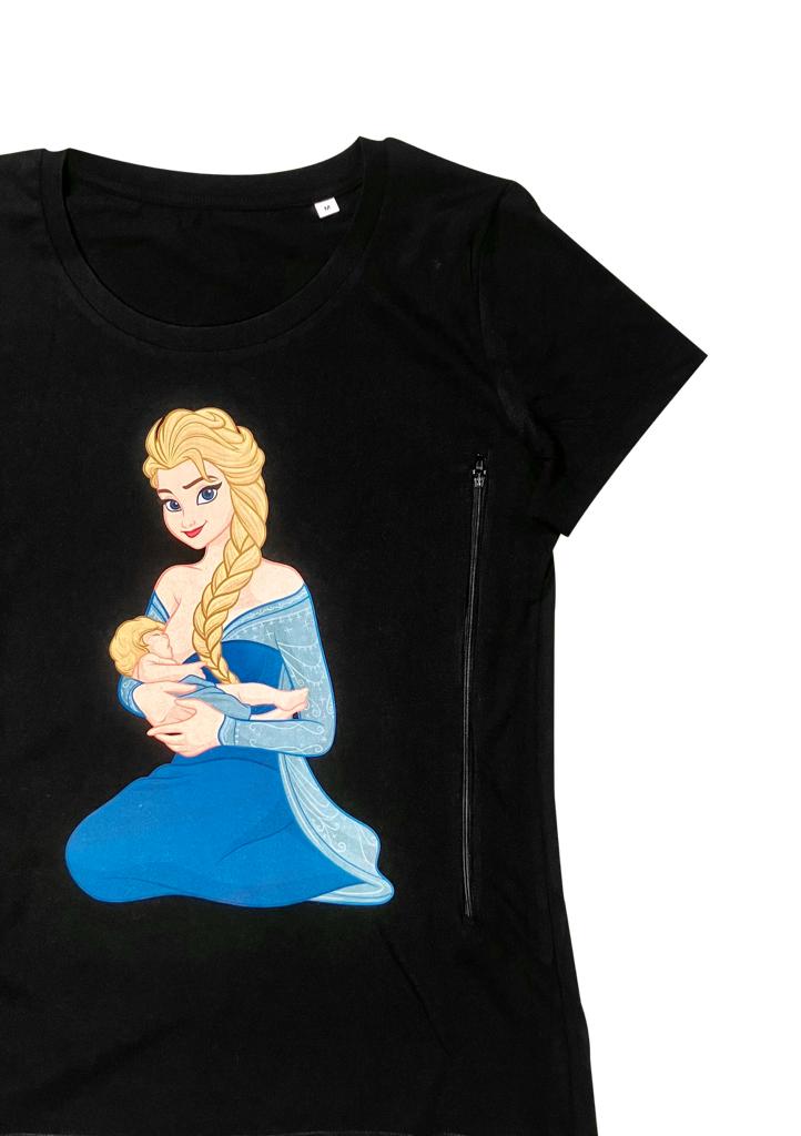 T-shirt bio Elsa version allaitement