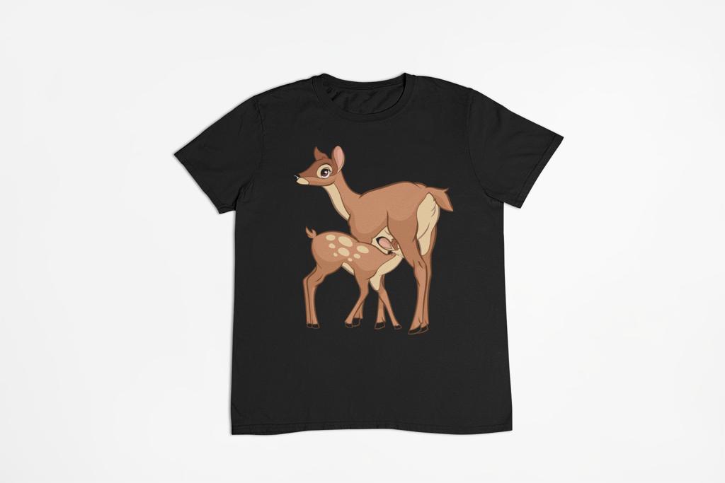 T-shirt bio Bambi adulte et enfant