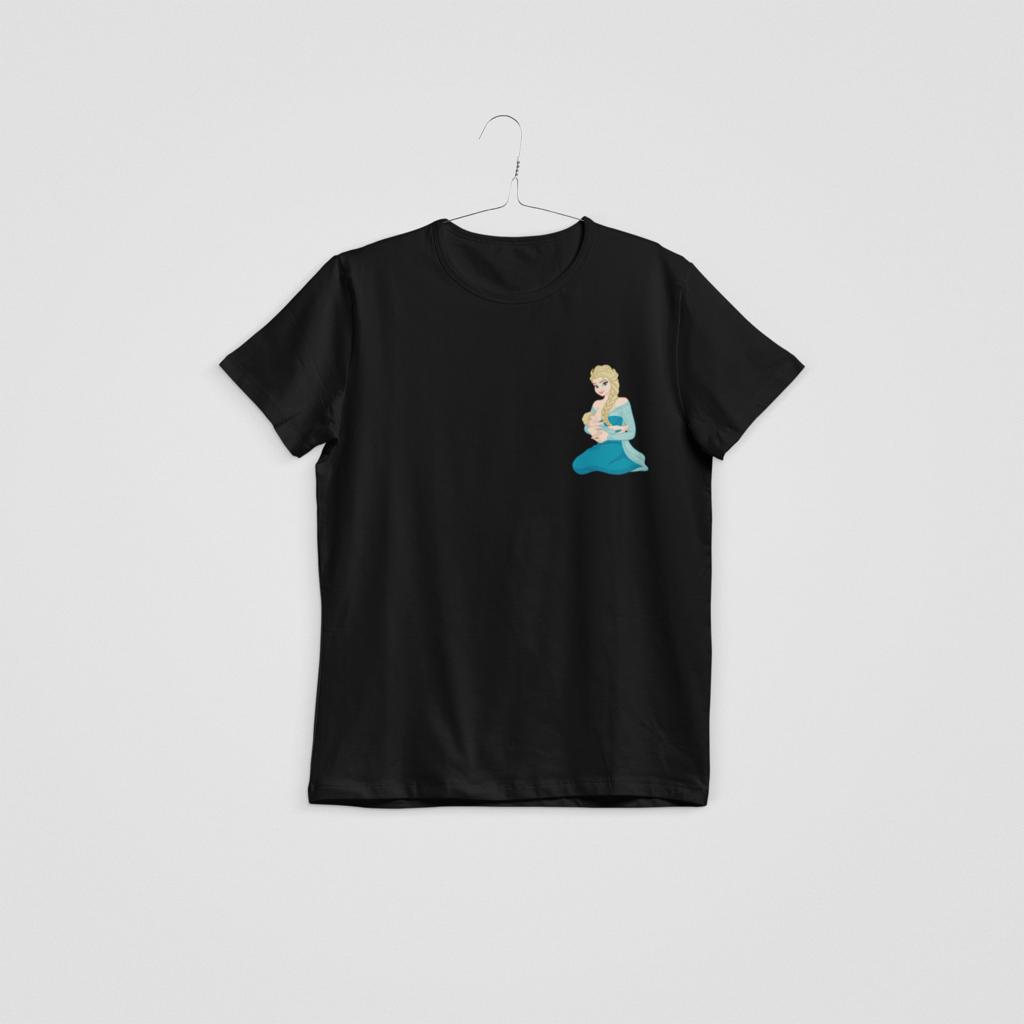T-shirt bio Elsa maman et enfant