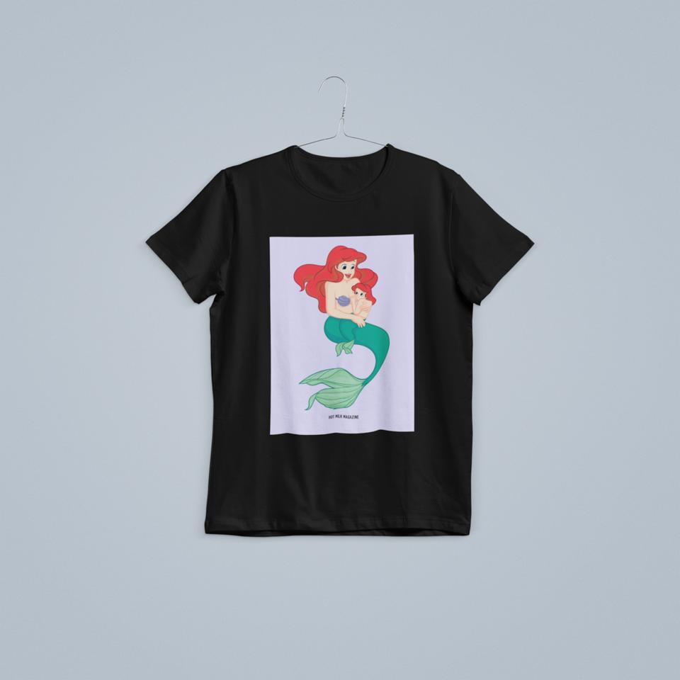 T-shirt bio Ariel version allaitement